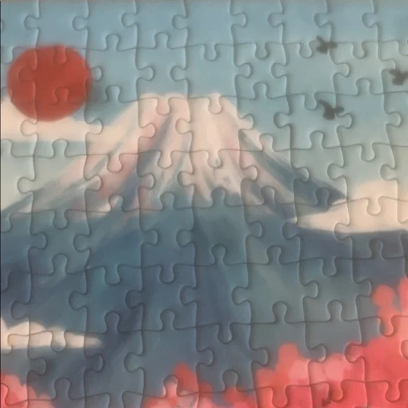 Puzzle by Pieces and Peace. 500ct. Fuji Blossoms - Picture 6 of 9